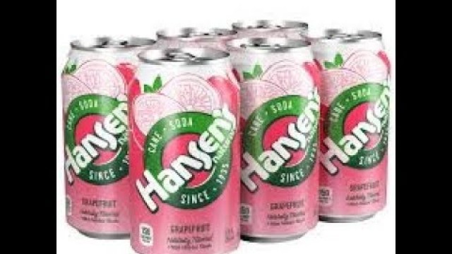 'legit food review - hansens soft drinks grapefruit soda pop review'