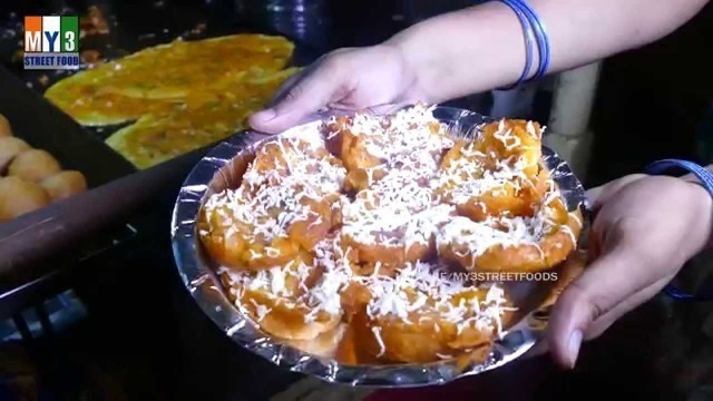 'FRIED PANEER MYSORE BONDA | FRIED MYSORE BAJJI | 4K ULTRA HD VIDEO street food'