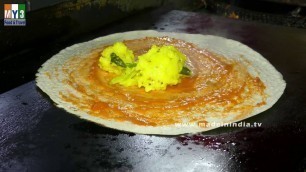 'HOW TO MAKE MYSORE DOSA  | Best Dosa Recipes | BREAKFAST RECIPES IN INDIA | STREET FOODS street food'