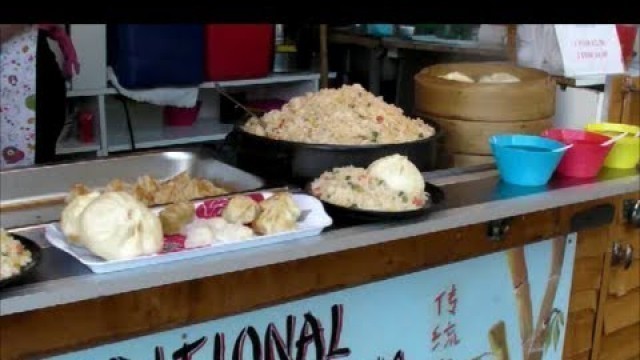 'London Street Food. Dim Sum Chinese Restaurant. Camden Town, Camden Market.'