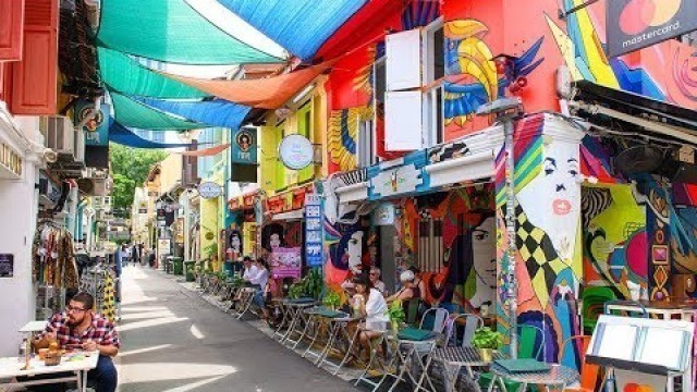 '[4K] Walking around Arab Street and Haji Lane, Singapore'