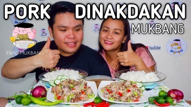 'Pork Dinakdakan Mukbang (ILOCANO FOOD) Filipino Delicacy / Pinoy Food #MukbanganNa'