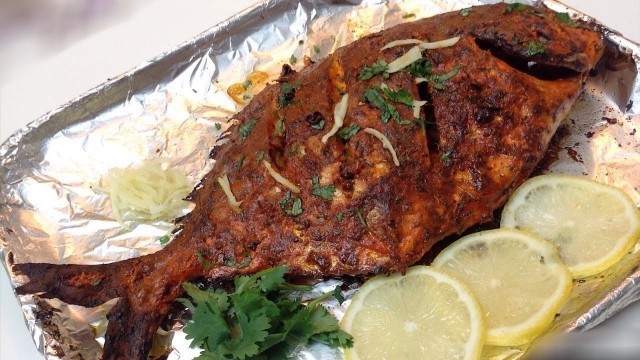 'Desi Style Bake Fish | Spicy Bake Fish Recipe'