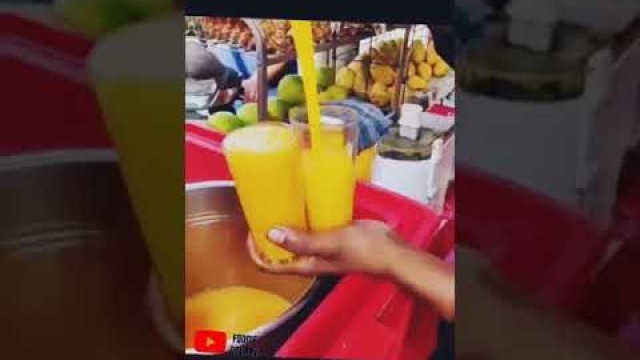 'Mango Milkshake indian street food mumbai street food Foodie Gaurav #shorts #mangomilkshake'