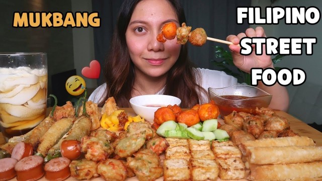 'FILIPINO STREET FOOD MUKBANG | Kwek Kwek, taho, Fishball, Cheese Stick, Dynamite, etc! | Mukbang PH'