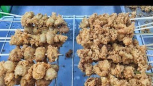 'Crispy proben | chicken proventriculus  Filipino street food'