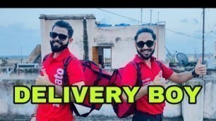 'When Food VLOGGER Becomes Zomato Food DELIVERY BOY |A Day In The Life Of A Delivery Boy|covid report'