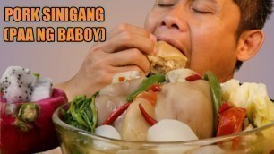 'EATING SINIGANG NA BABOY  | PINOY FOOD |MUKBANG PHILIPPINES |COLLAB @Momshie Aye Vlog |SIMPLE BISDAK'