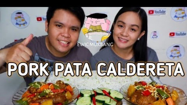 'Pork Pata Caldereta Mukbang / #FilipinoFood / #PinoyFood / #MukbangPhilippines / #MukbanganNa'