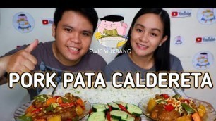 'Pork Pata Caldereta Mukbang / #FilipinoFood / #PinoyFood / #MukbangPhilippines / #MukbanganNa'