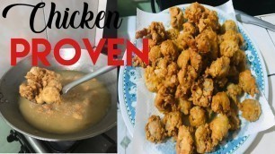 'CHICKEN PROVEN STREET FOOD||HOW TO COOK CHICKEN PROVEN'