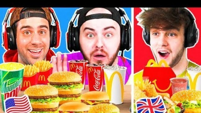 'USA vs UK McDONALDS FOOD WAR'