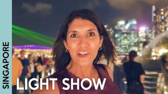 'SINGAPORE at NIGHT: Marina Bay Sands light show & street food market'