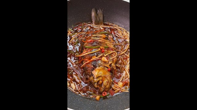 'China Foods Cooking & Eating Braised Fish is Better Delicious | #SHORTS VIDEO E-106'