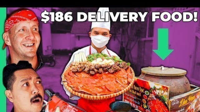 '$3 Delivery Food vs $186 Delivery Food in Vietnam!! America Can\'t Compete!!'