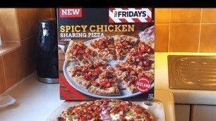 'Spicy Chicken Pizza | TGI FRIDAYS | New | Iceland | Food Review'