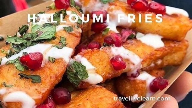 'Halloumi fries London - Camden Markets'