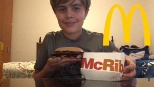 'McRib | McDonald’s | Food Review | The Review Guy'