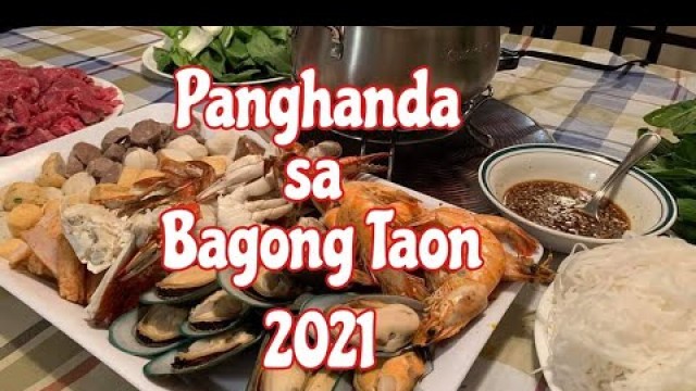 'Panghanda ngayong Bagong Taon 2021 (Media Noche, Pinoy Food for New Year)'