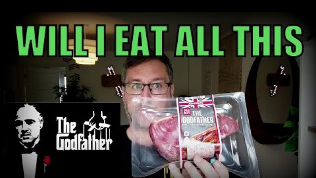 'Man VS Food Taking On Aldi\'s Massive 26OZ Godfather Rump Steak'