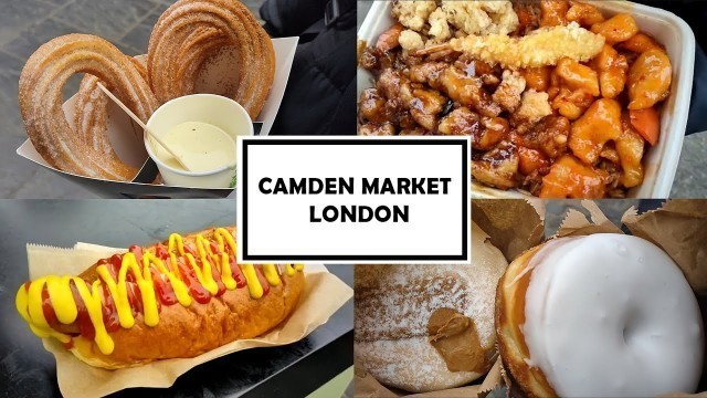 'TASTING FOOD AT CAMDEN MARKET! | (LONDON STREET FOOD TOUR)'