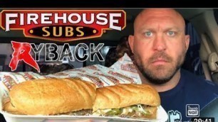 'Firehouse Subs Sandwich Food Review   The Big Guy VS Food   Ryback TV'