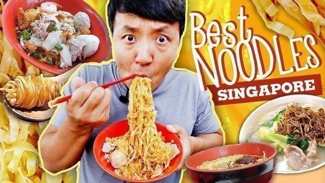 'MUST TRY Singapore NOODLES! TRADITIONAL Noodle Tour of Singapore'