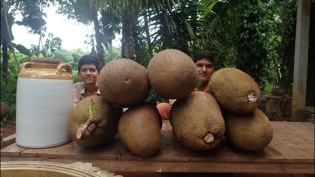 'Village food factory /Jack fruit Jam Cooking by my Family in my village / Chakka Varrtti'