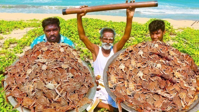 'CRAB !!!!! Traditional CRAB RASAM prepared by my Daddy Arumugam/ Village food factory'