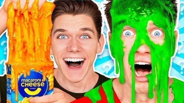 'Mystery Wheel of Slime Challenge 2 w/ Funny Satisfying DIY How To Switch Up Game'