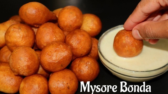 'South Indian Style Mysore Bonda|  Street Style Chutney recipe| South indian snacks recipe in hindi'