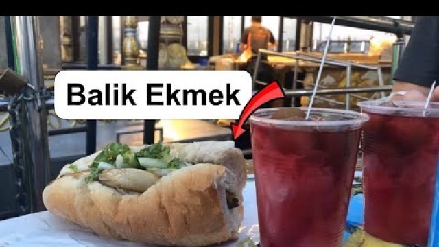 'Balik Ekmek – турецкий фастфуд из рыбы/turkish fast food fish'