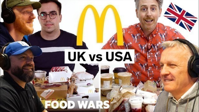 'US vs UK McDonald\'s | Food Wars REACTION!! | OFFICE BLOKES REACT!!'