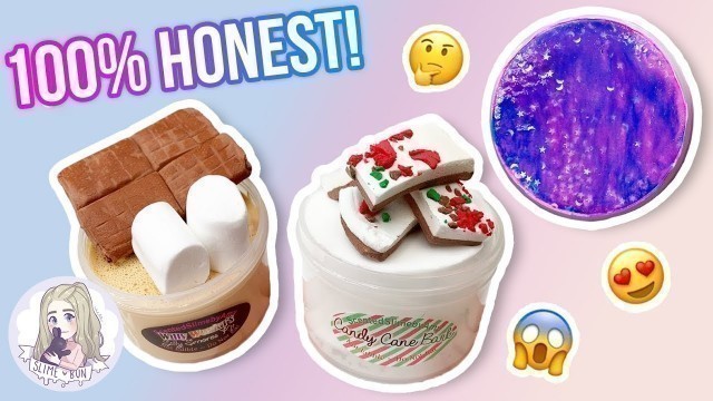 '80$ FOOD SLIME REVIEW! 100% HONEST Scented Slime By Amy Review! | slime bun'