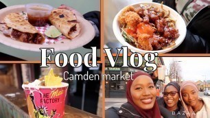 'Camden Market Vlog | Trying Viral TikTok Food | Hang Out with Us | London food tour'