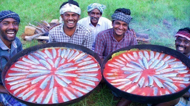 'TURKEY Style FISH FRY Recipe Cooking In South India Village | Garfish Cooking With Tomato Sauce'