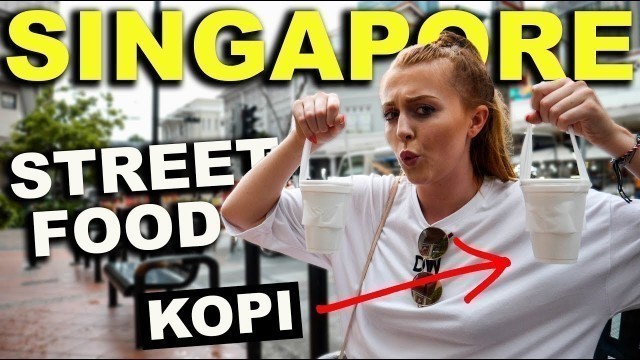 'British React to Singapore STREET FOOD & KOPI!'