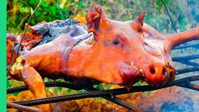 'TWISTED Cuban LECHON in Cuba!!! Pork Hammock!!'