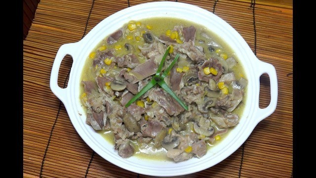 'Pinoy Lengua Dila - Beef tongue stew - Filipino Recipes - Tagalog videos - Pinoy Food'