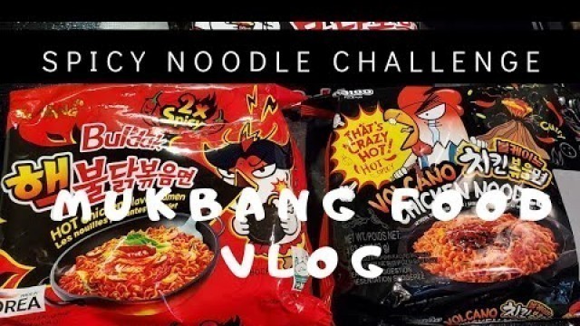 'Spicy NOODLE CHALLENGE extreme spicy 3x  Best Ever FOod Review Show Mark Wiens Food Ranger vlog 32'