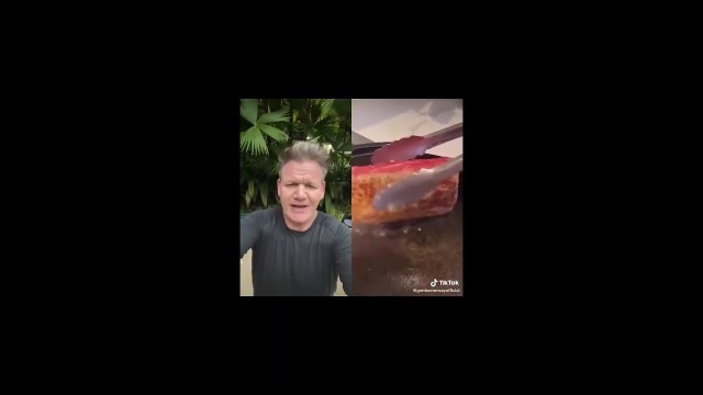 'Gordon Ramsay likes the food | Gordon Ramsay Reacts to TikTok cooking videos #shorts'