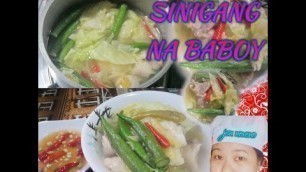 'MY SIMPLIEST SINIGANG NA BABOY WITH SIMPLENG SANGKAP #SINIGANG #PINOYFOOD #JENNOVENO'