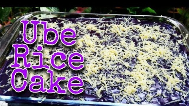 'Ube Rice Cake/ How to make  Ube Rice Cake/Pinoy food'