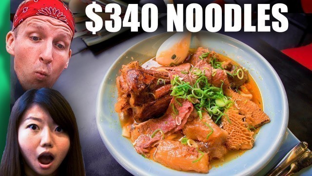 '$3 Noodles VS $340 Noodles! (WORLD RECORD Breaking Bowl of Noodles!)'