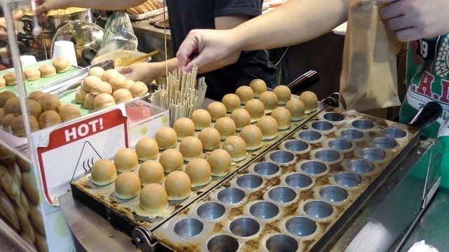 'Cooking Malaysian \'Kaya Balls\'. Singapore Street Food'