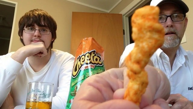 'Cheetos Crunchy Cheddar Jalapeño Cheese Snacks # The Beer Review Guy'