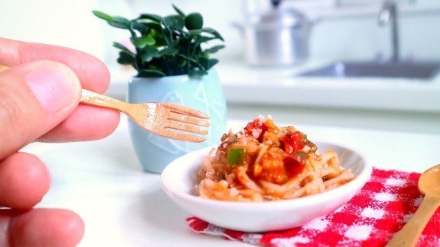 'ASMR MINIATURE COOKING: SPAGHETTI SARDINES (COOKING TOYS) (PINOY FOOD)'