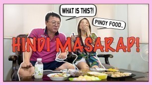 'MAKING KOREAN FATHER TRY PINOY FOOD! | NAGULAT SIYA SA LASA?! //DASURI CHOI'