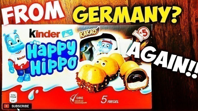 'The Pepperidge Farm Guy Trying KINDER German Chocolate agian | HAPPY HIPPO REVIEW part 2.'