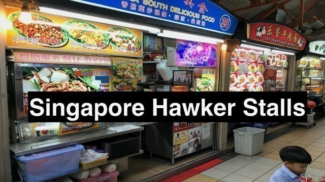 'Singapore Hawker Stalls'